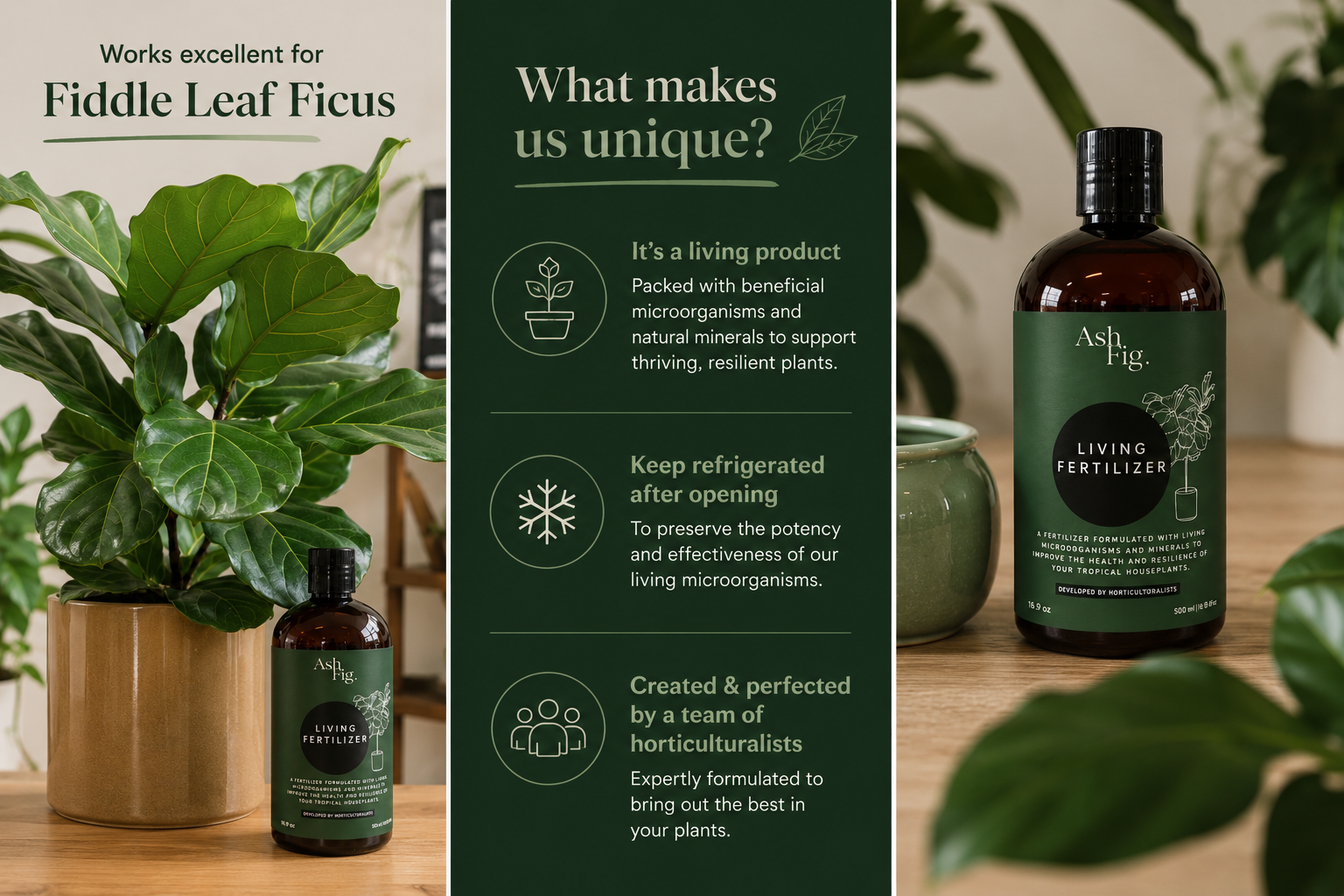 fertilizer for a fiddle leaf fig Living Fertilizer – Ash and fig
