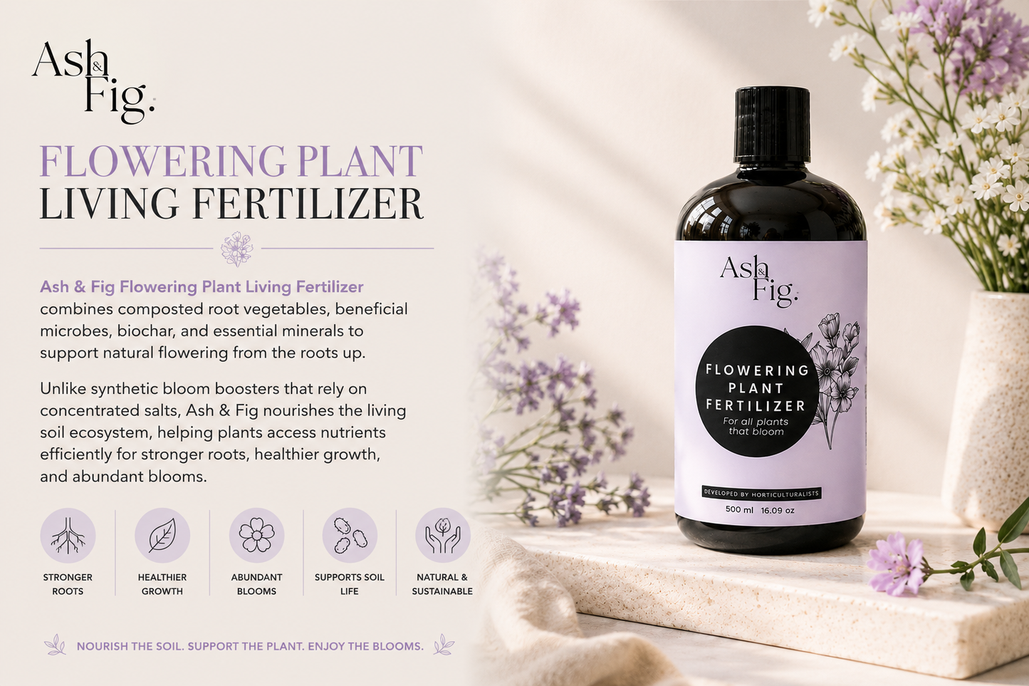 Flowering Plant Living Fertilizer