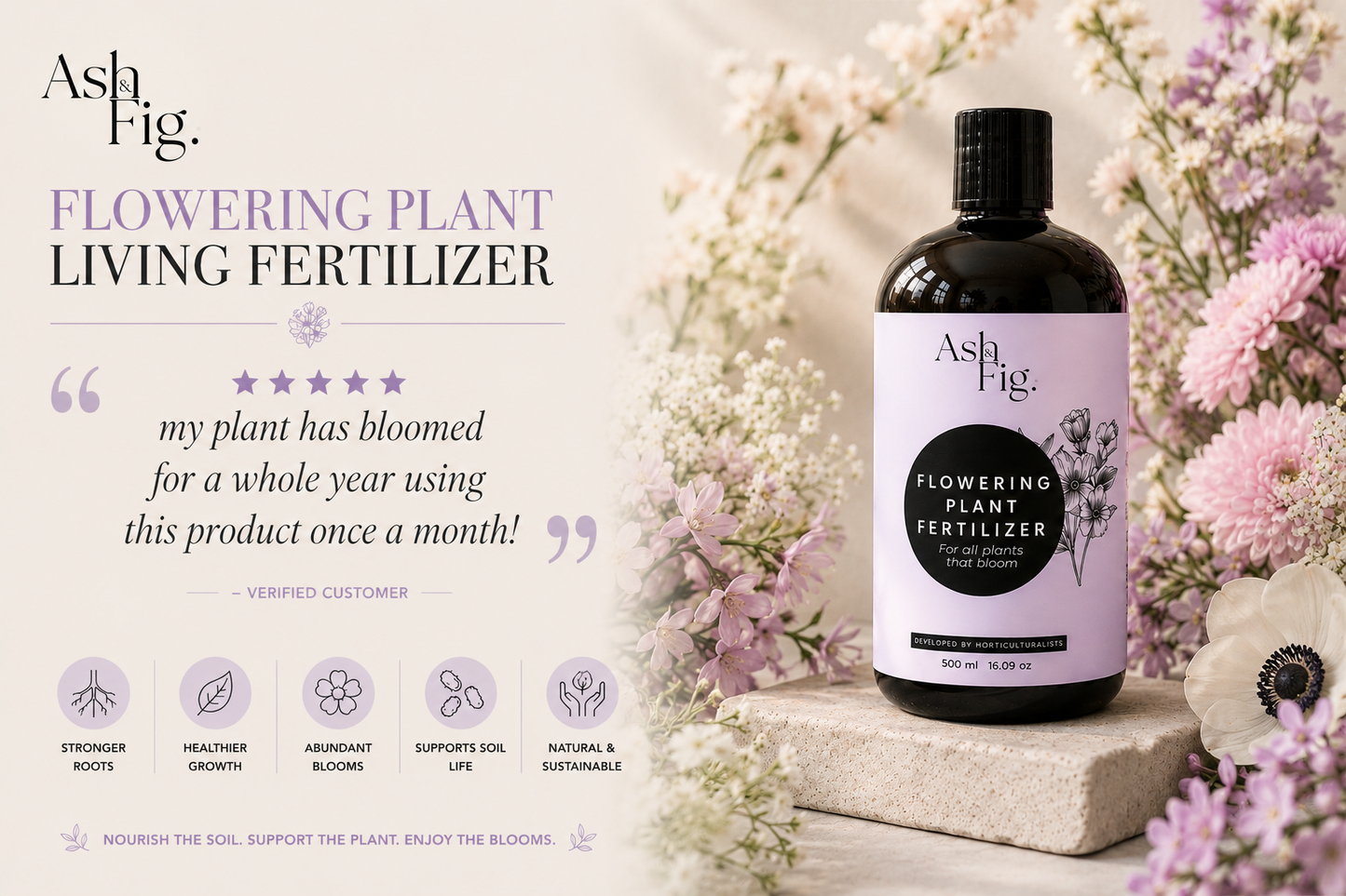 Flowering Plant Living Fertilizer
