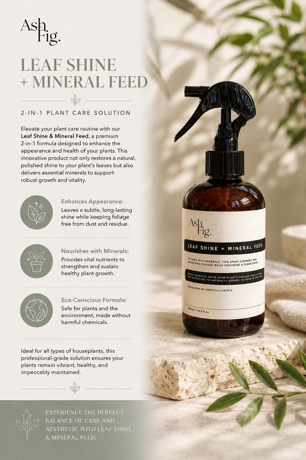 Leaf Shine and Mineral Feed Spray
